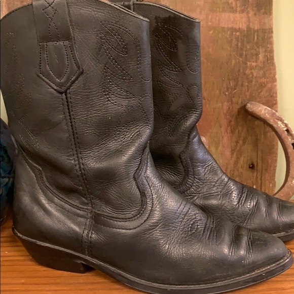 Biker boots 6.5 Spain black soft leather